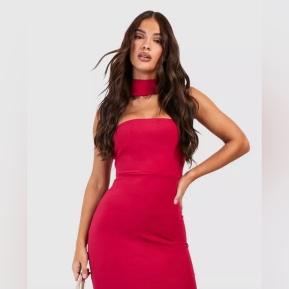 *New* Midi White Dress - Picture 1 of 10